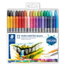 ESTUCHE DE PLÁSTICO CON 72 ROTULADORES, COLORES SURTIDOS STAEDTLER 3200 TB72 (Espera 4 dias)